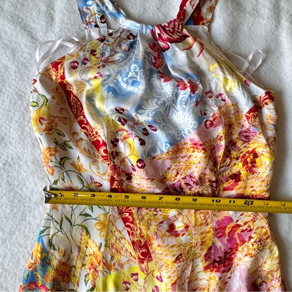 Etcetera Maxi Halter Dress Floral Print Size 0 - Picture 4 of 11